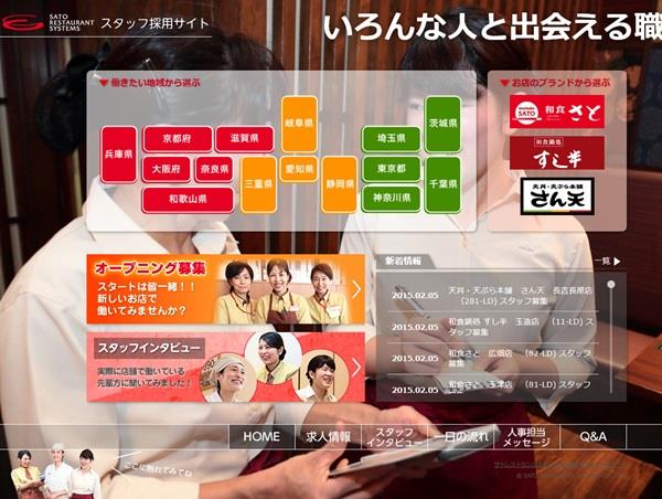 サトレストランシステムズ採用サイト